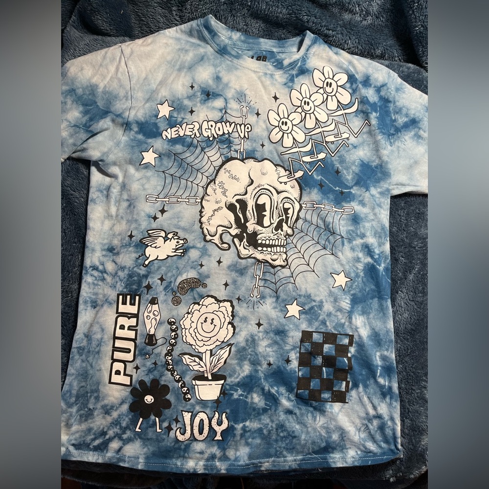 Men’s ALAB blue tye dye t-shirt